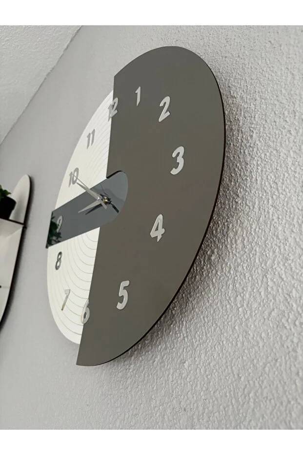 Bozcali 2 Duvar Saati, Rustik Duvar Saati,vintage Saat,ahşap Duvar Saat, Dekoratif Saat, Wall Clock